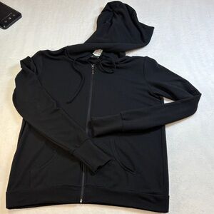 Women's Black Hoodie Jacket